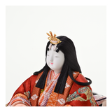 親王飾り 有職雛 黄櫨染