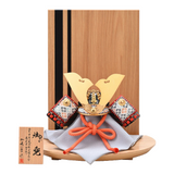 兜飾り 一冑作 赤糸威大鍬形 1/4