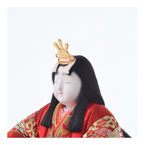 親王飾り 宝寿雛 黄櫨染