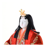 親王飾り 有職雛 黄櫨染