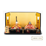 親王飾り 有職雛 黄櫨染